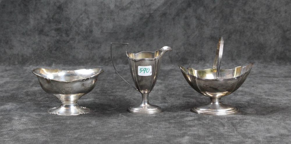 THREE ARTICLES OF AMERICAN SILVER