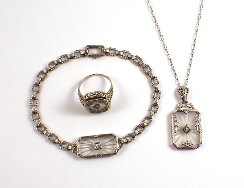 THREE ARTICLES OF DIAMOND AND