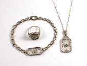 THREE ARTICLES OF DIAMOND AND