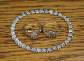 THREE ARTICLES OF DIAMOND JEWE