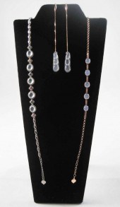 THREE ARTICLES OF ICY JADE AND