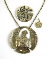 THREE ARTICLES OF SILVER TRIBA
