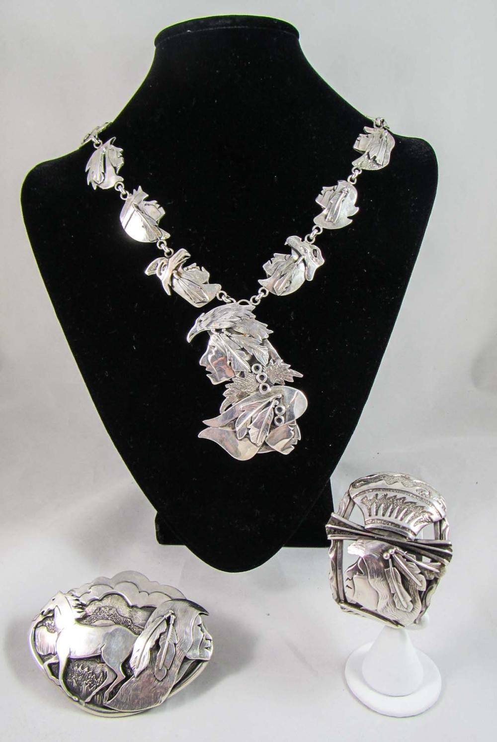 THREE ARTICLES OF STERLING SILVER