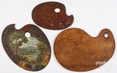 THREE ARTIST PALETTES, EARLY 2