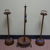 THREE ARTS & CRAFTS STYLE PATI