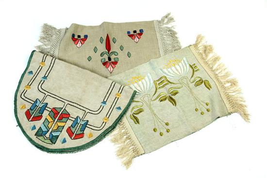 THREE ARTS & CRAFTS TEXTILES. 