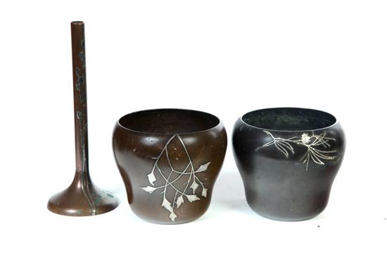 THREE ARTS & CRAFTS VASES BY