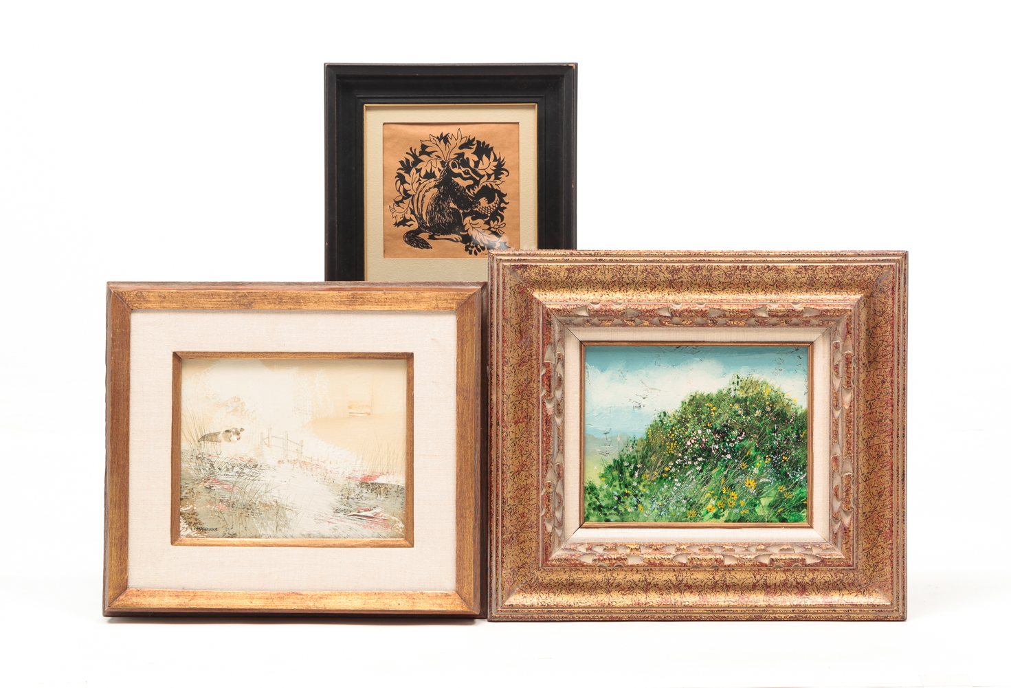 THREE ARTWORKS BY DONN DEVITA.