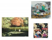 THREE ASIAN ARTWORKSThree Asia