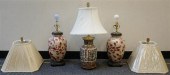 THREE ASIAN DECORATED CERAMIC