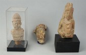 THREE ASIAN POTTERY FRAGMENTST