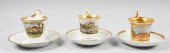 THREE ASSEMBLED MEISSEN AND BE