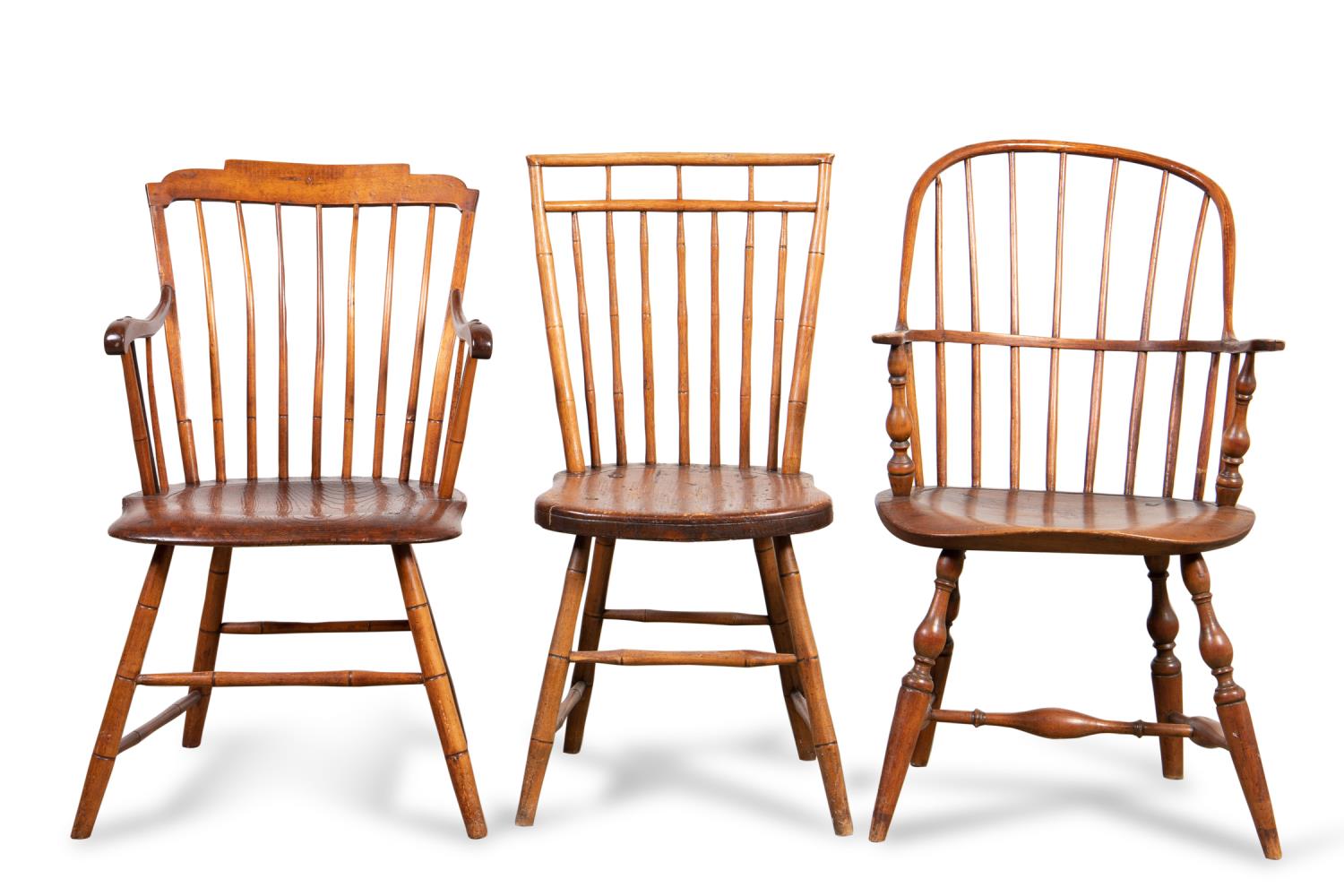 THREE ASSORTED 19TH C. WOODEN