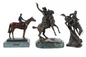 THREE ASSORTED BRONZE GROUPSth