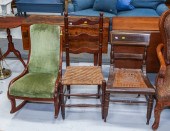 THREE ASSORTED CHAIRS Includin