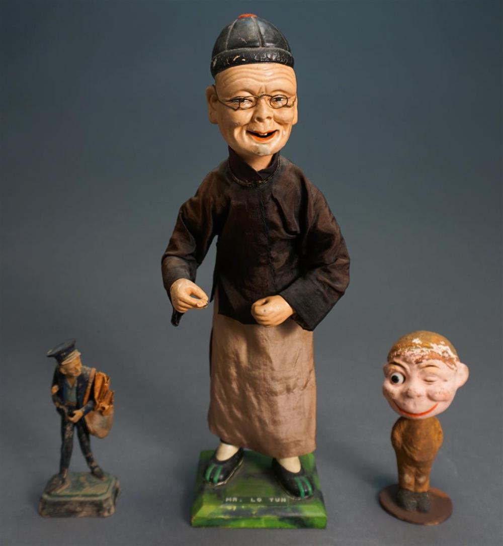 THREE ASSORTED FIGURINESThree
