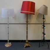 THREE ASSORTED FLOOR LAMPSThre