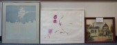 THREE ASSORTED FRAMED WORKS OF