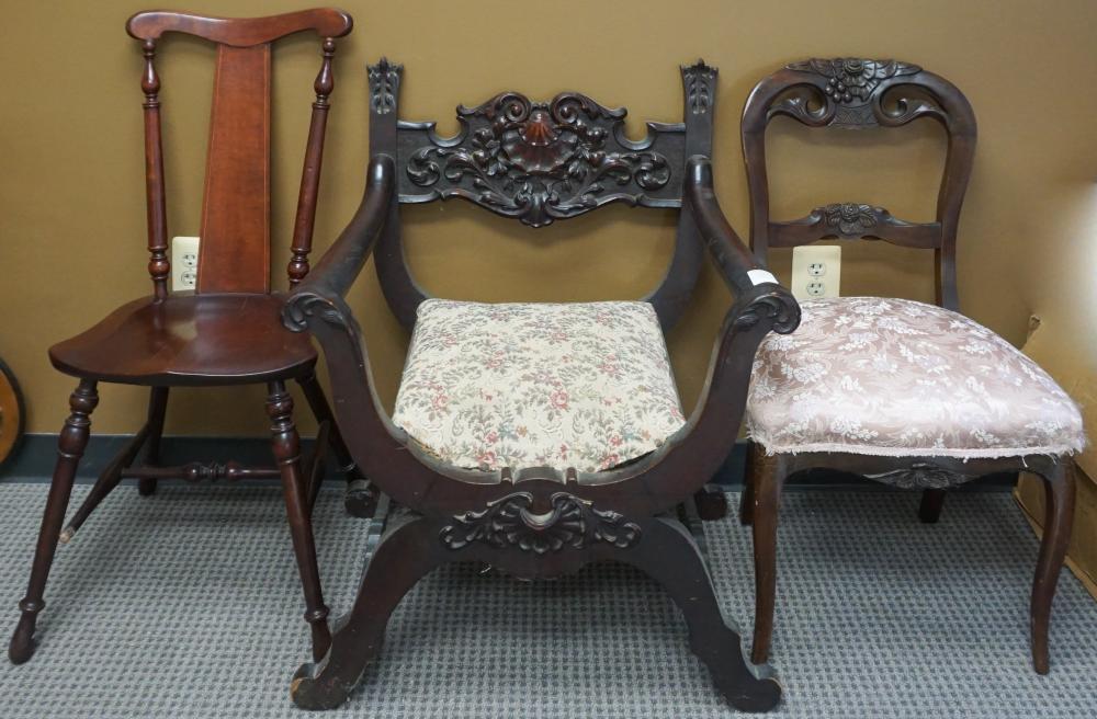 THREE ASSORTED FRUITWOOD