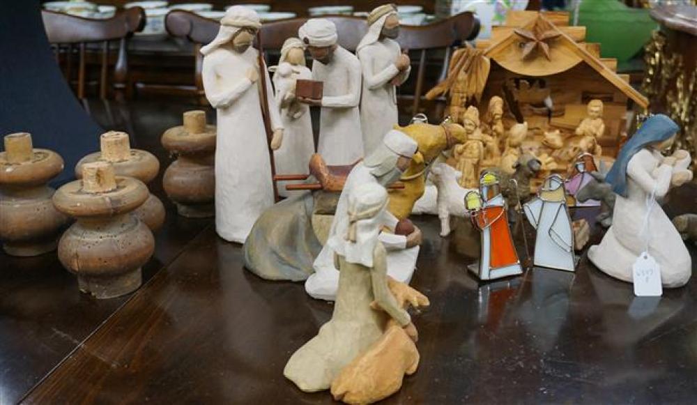 THREE ASSORTED NATIVITY SETSThree