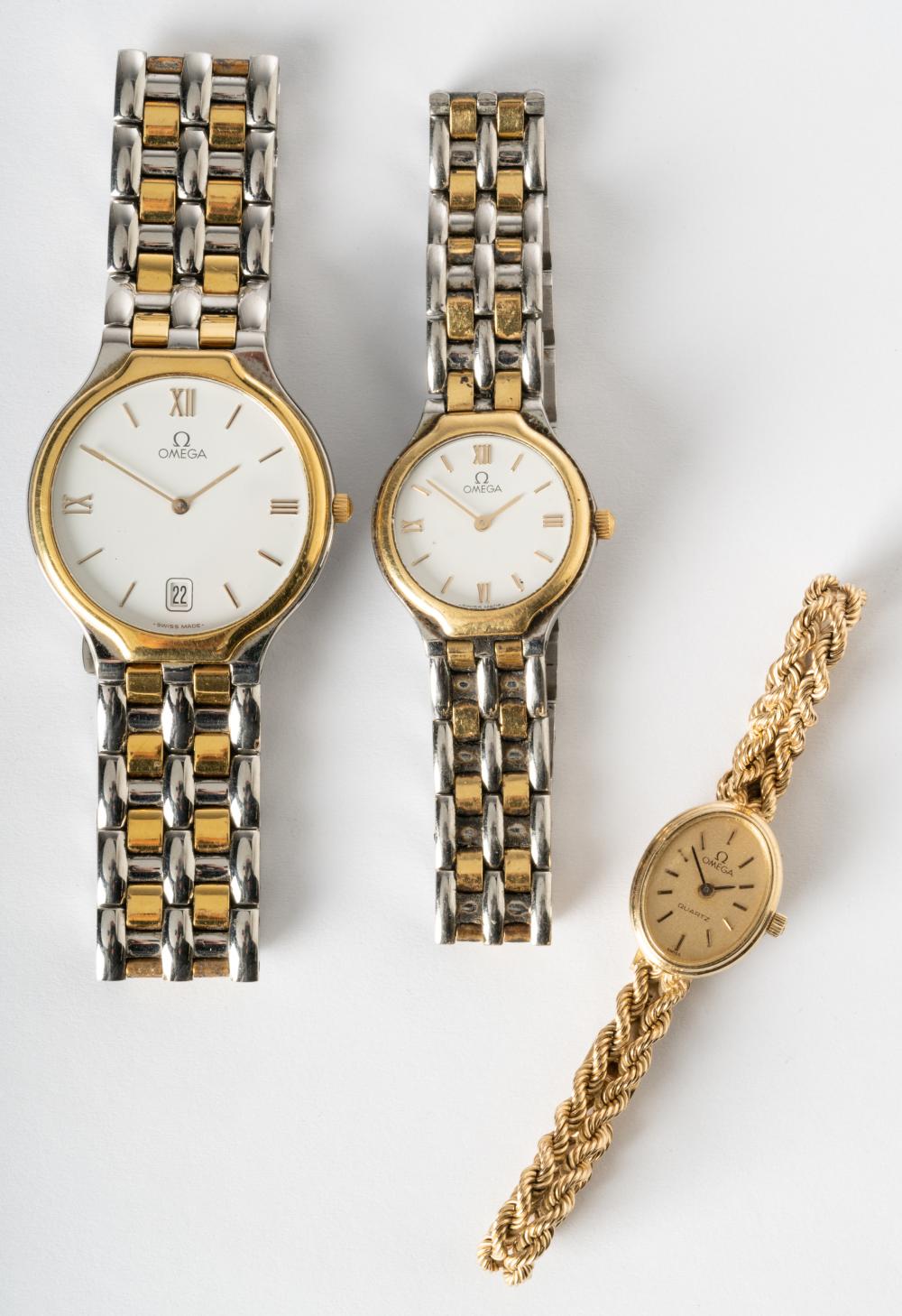 THREE ASSORTED OMEGA