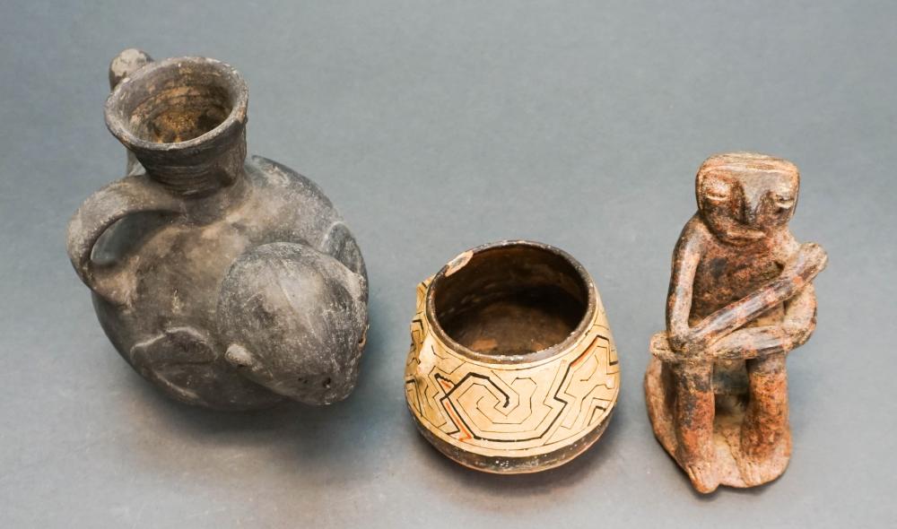 THREE ASSORTED PRE-COLUMBIAN