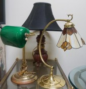 THREE ASSORTED TABLE LAMPS: AR