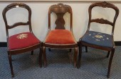 THREE ASSORTED VICTORIAN MAHOG