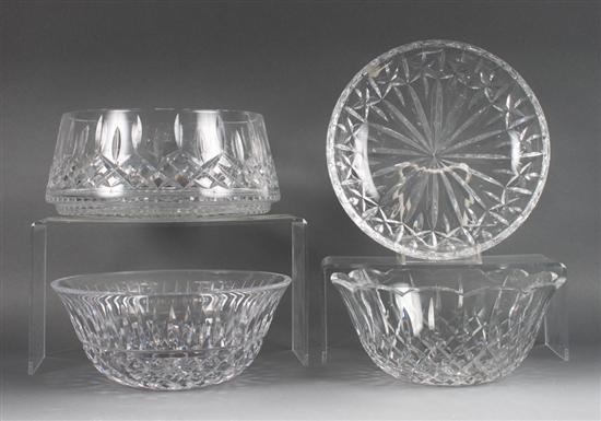 Three assorted Waterford crystal