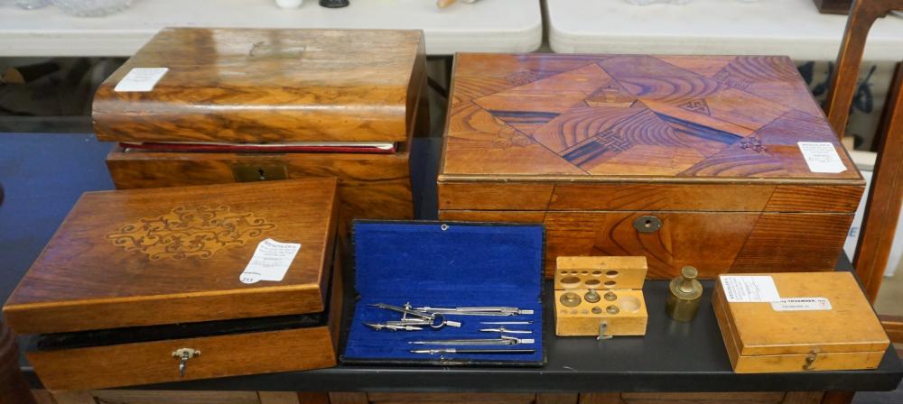 THREE ASSORTED WOOD WRITING AND