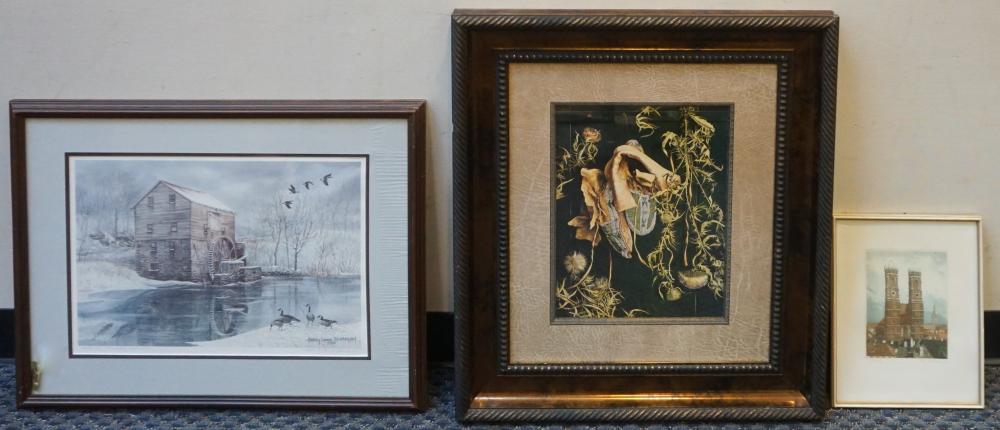 THREE ASSORTED WORKS OF ARTThree