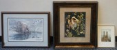 THREE ASSORTED WORKS OF ARTThr