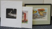 THREE ASSORTED WORKS OF ARTThr