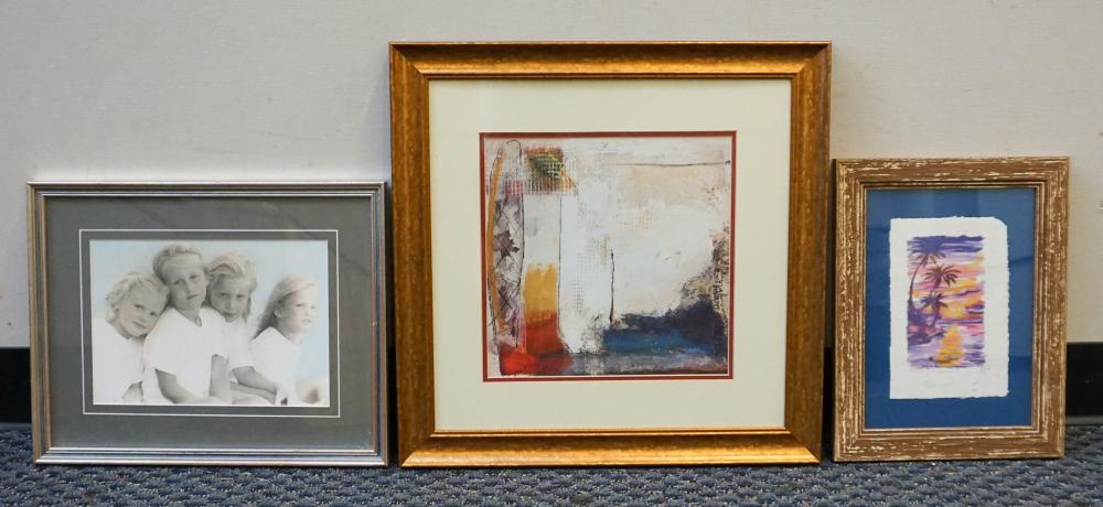 THREE ASSORTED WORKS OF ARTThree