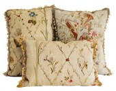 THREE AUBUSSON-STYLETAPESTRY T