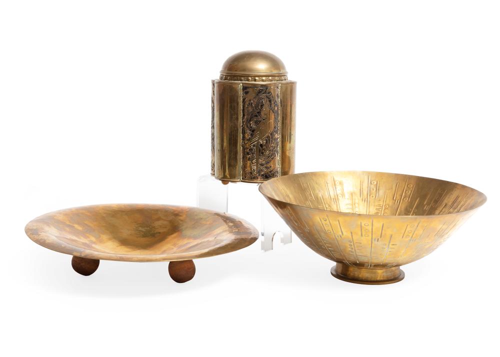 THREE AUSTRIAN/CONTINENTAL BRASS