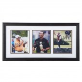 THREE AUTOGRAPHED GOLF LEGEND