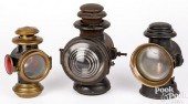 THREE AUTOMOBILE LIGHTSThree a