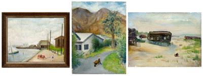 Three A.Z. Kruse paintings