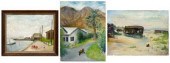 Three A.Z. Kruse paintings (Al
