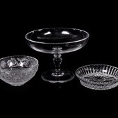 Three Baccarat Glass Articles