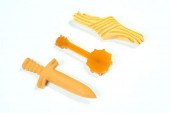 THREE BAKELITE BAR PINS.  Amer