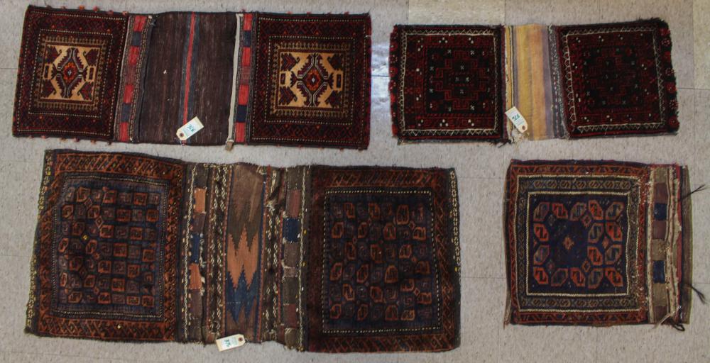 THREE BALOUCHI TRIBAL SADDLE BAGS