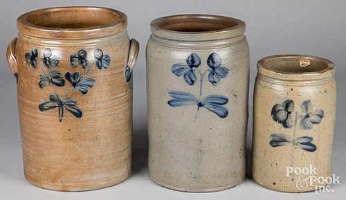 THREE BALTIMORE, MARYLAND STONEWARE