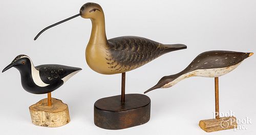 THREE BARNEGAT BAY DECOYS CARVED