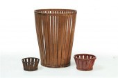 THREE BASKETS.  American  late