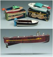 Three battery operated motorbo