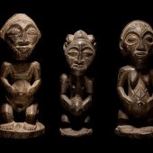 Three Baule Wood Figures
West