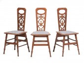 THREE BAVARIAN OR SWISS WALNUT
