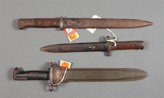 Three bayonets from various